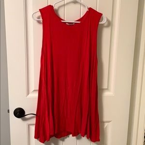 Red Acemi Medium flowy dress.
